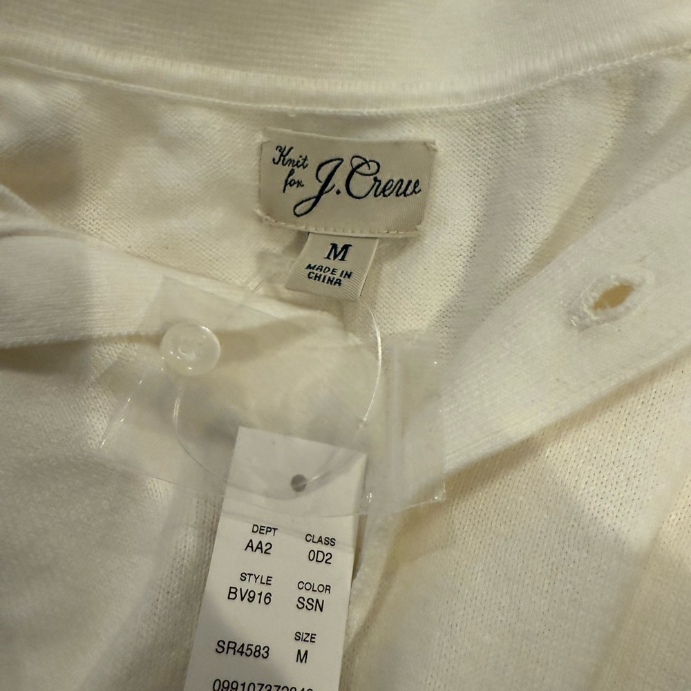 J. Crew White Button Down Shirt NWT - image 3